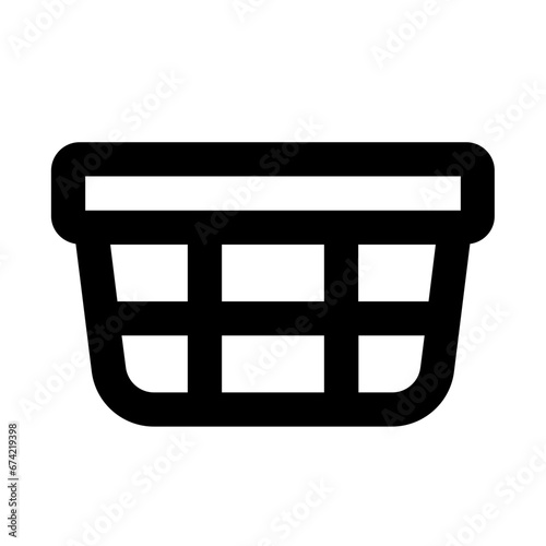 basket line icon