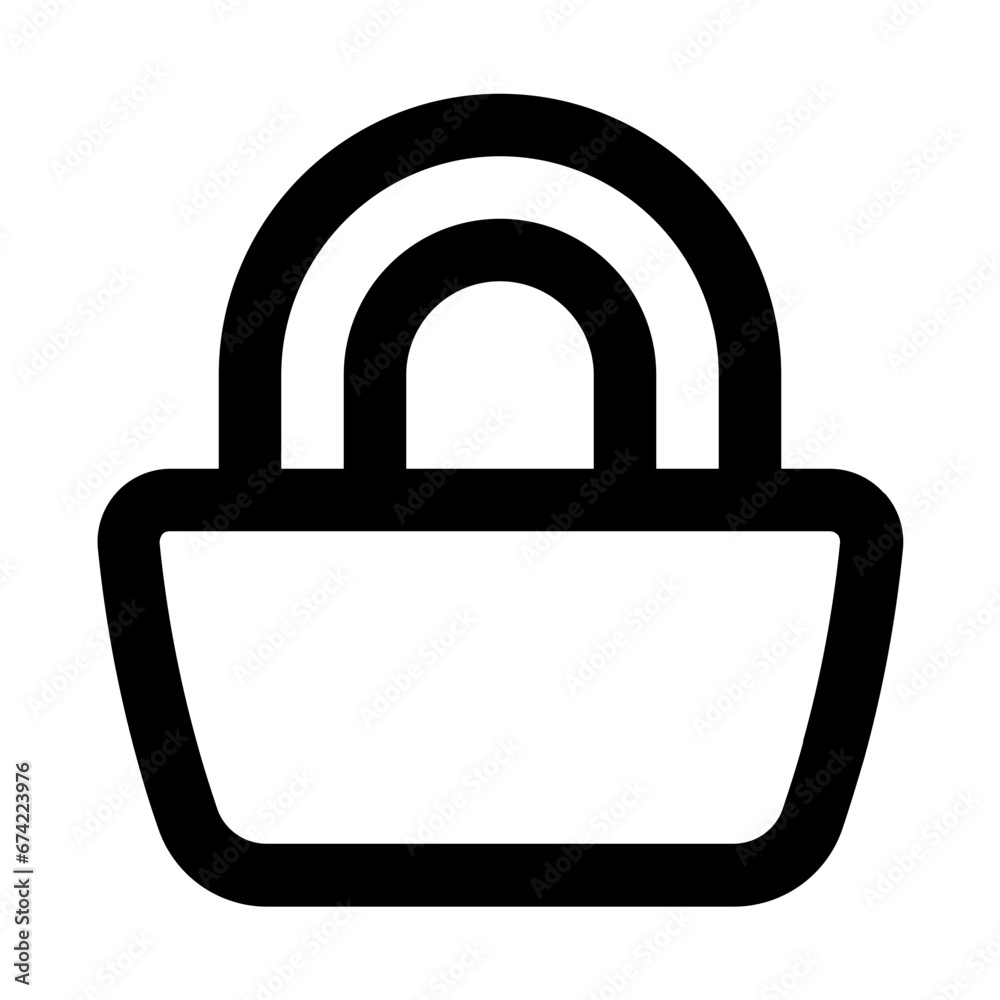 totebag line icon totebag line icon