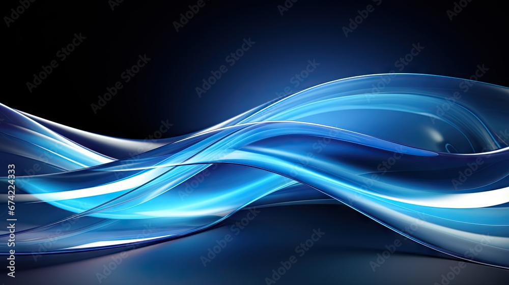 Obraz premium abstract blue background