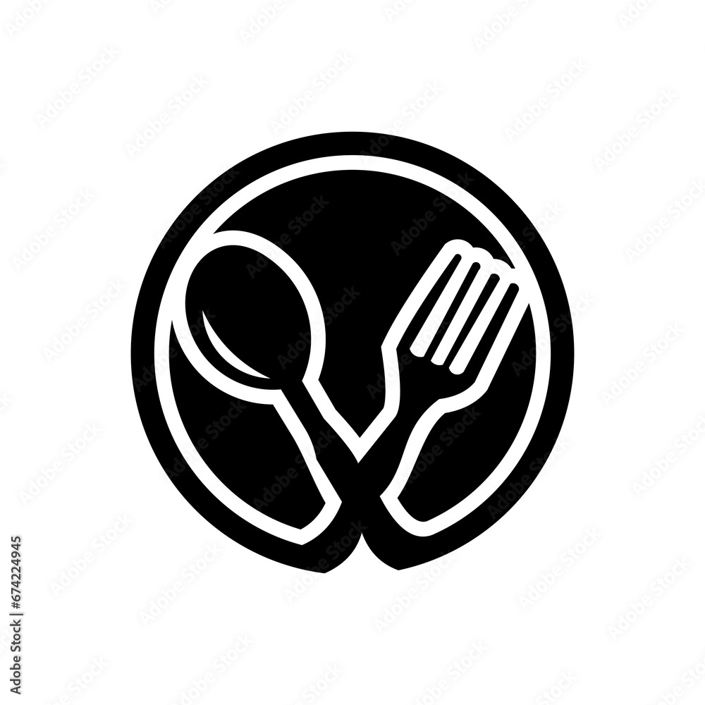 Fork, knife, plate and spoon. Menu symbol. Restaurant icon. Food, plate, fork, knife, spoon, cutlery icon set. Fork, knife, plate and spoon. Menu symbol. Restaurant icon. Food, plate, fork, knife, spoon, cutlery icon set.
