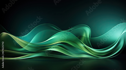 abstract background with waves