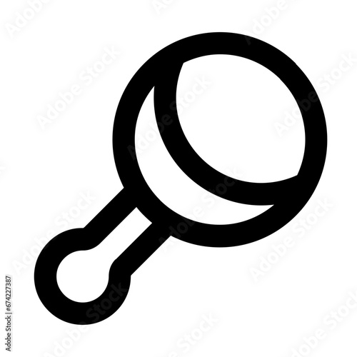 baby toys line icon
