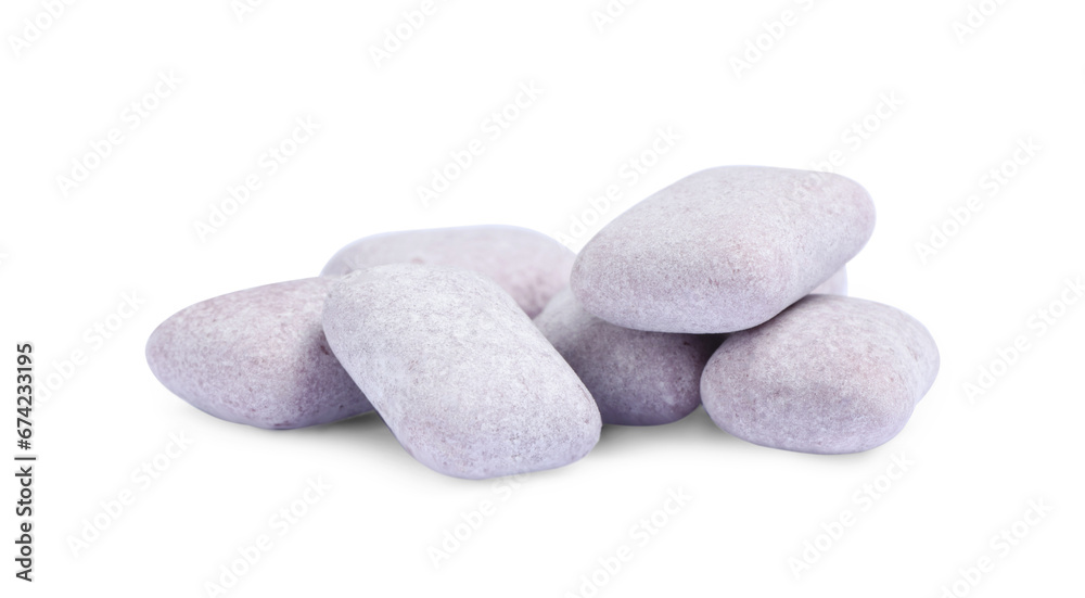 Tasty colorful bubble gums isolated on white Tasty colorful bubble gums isolated on white