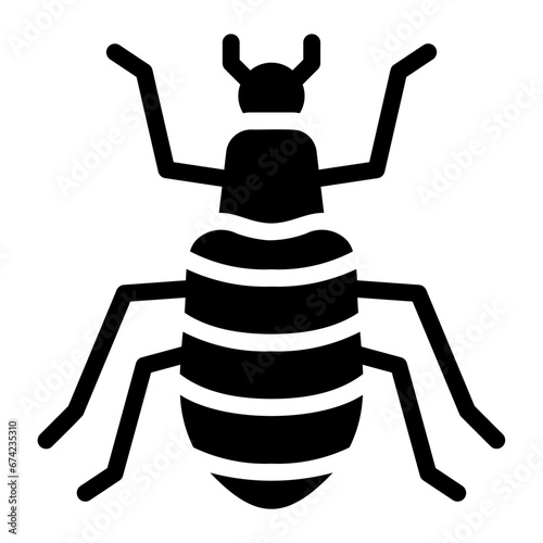 louse glyph icon