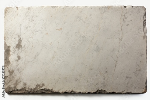Enchanting White Fantasy: A Captivating Rectangular Stone Tablet photo