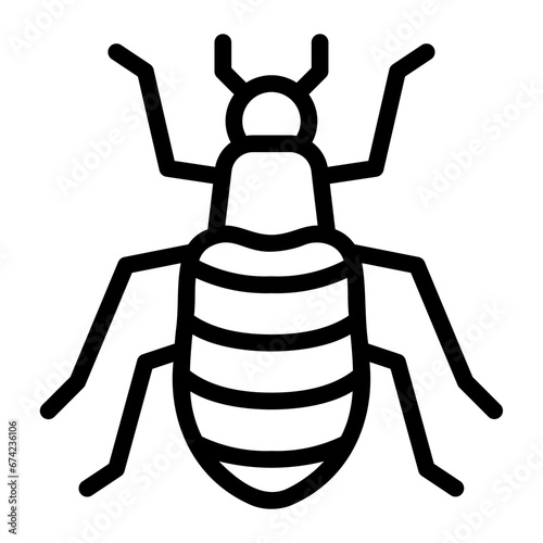 louse line icon