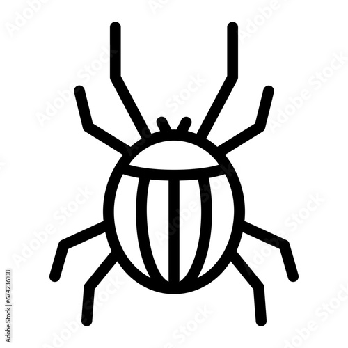 mite line icon