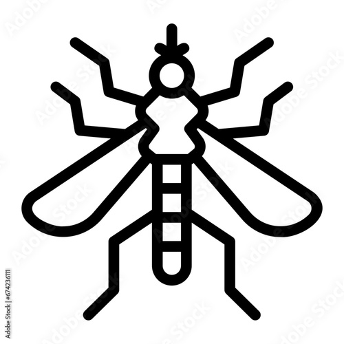 mosquito line icon