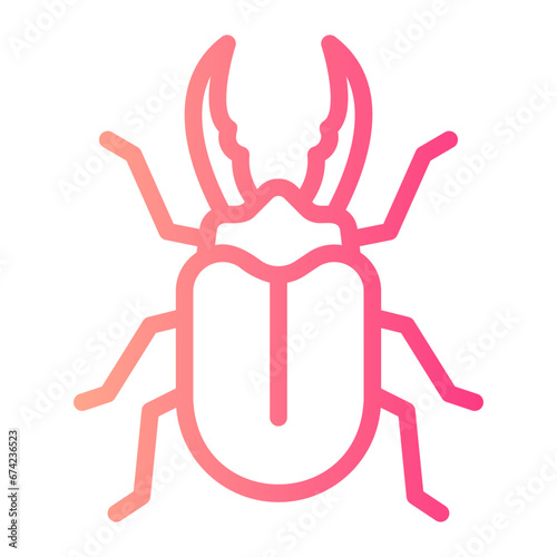 beetle gradient icon