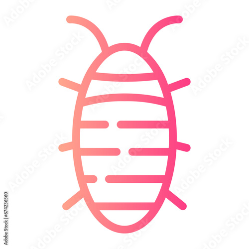 cockroach gradient icon