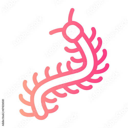 centipede gradient icon