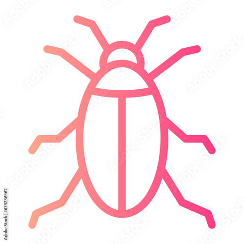 cockroach gradient icon