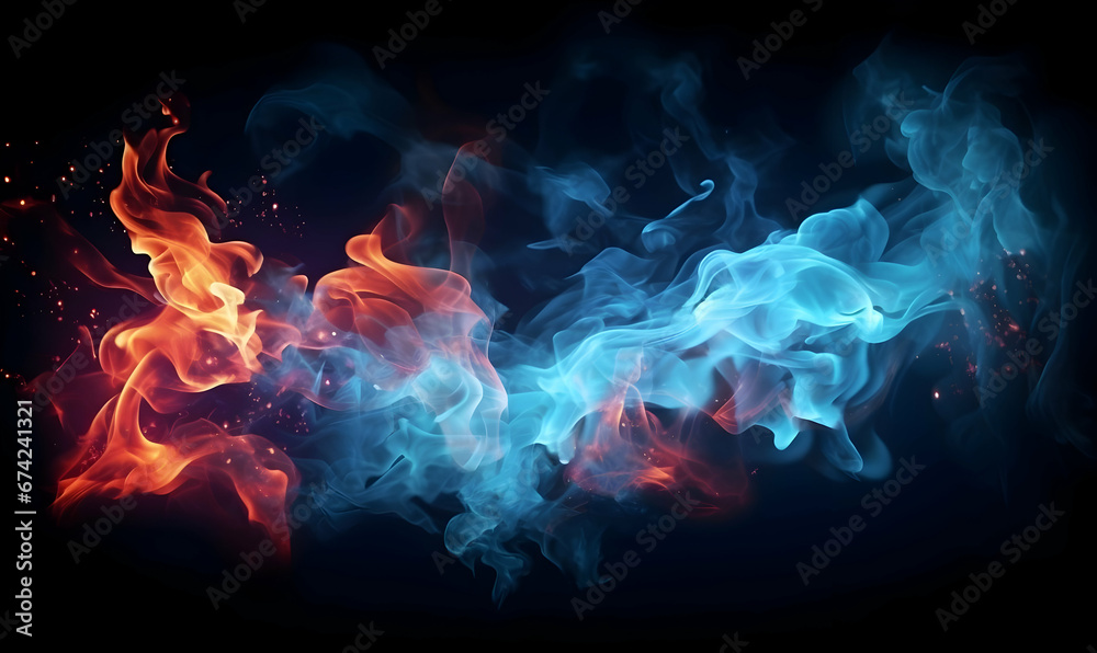Ai generated texture of fire on a black background, fire flame, burning fire on a dark area, fire background, fire frame, fire flames background Ai generated texture of fire on a black background, fire flame, burning fire on a dark area, fire background, fire frame, fire flames background