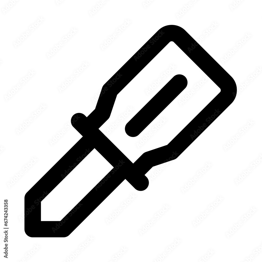 screwdriver line icon screwdriver line icon