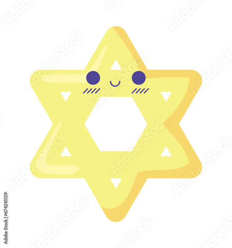 hanukkah kawaii david star