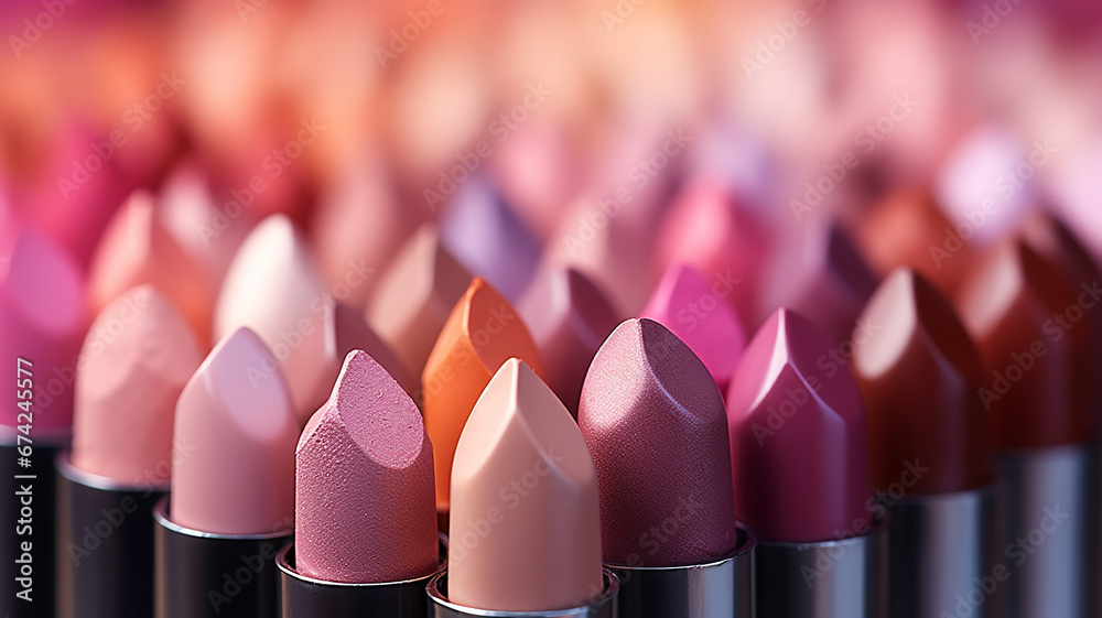 © kichigin19 - set lipstick background, delicate pastel shades, cosmetics, perfumes, makeup © kichigin19 - set lipstick background, delicate pastel shades, cosmetics, perfumes, makeup
