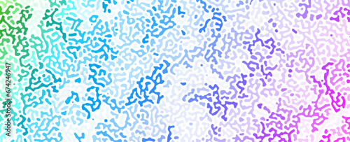 Abstract tropical coral reef. Reaction diffusion psychedelic pattern background. Organic line art gradient spectrum wallpaper.