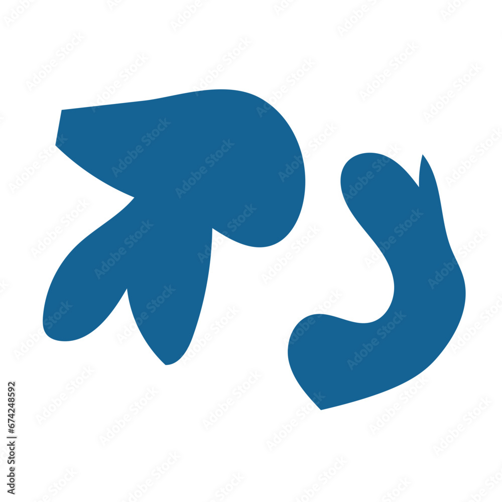 Simple abstract shapes vector Simple abstract shapes vector