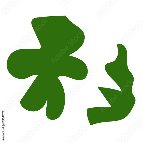Simple abstract shapes vector 