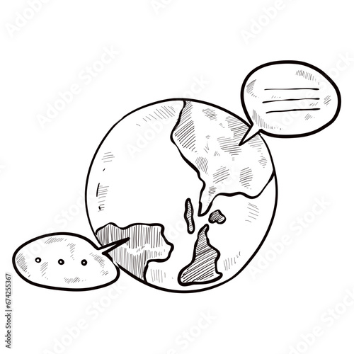 Conference handdrawn illustration