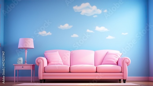 modern interior with sofa © Ahmad