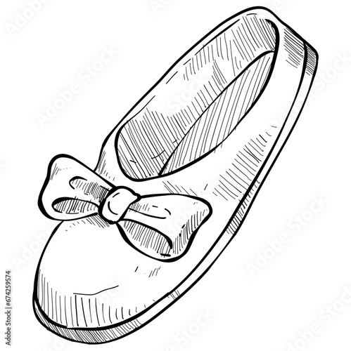 Bootee handdrawn illustration