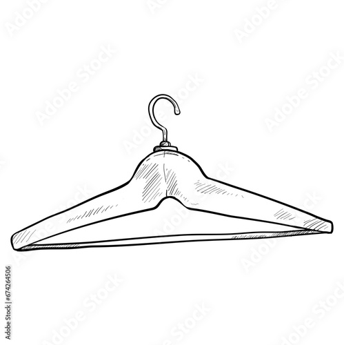 hangers handdrawn illustration