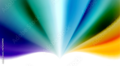 Color mixing liquid rainbow shape background