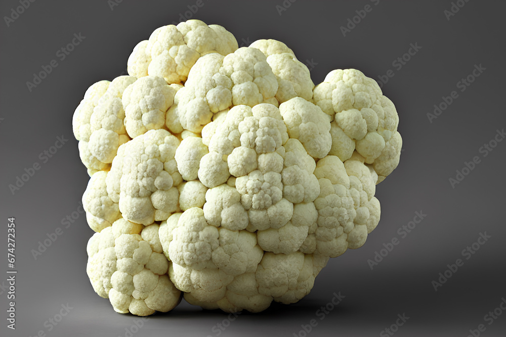 Cauliflower is a cruciferous vegetable known for its white, compact head of florets. Cauliflower is a cruciferous vegetable known for its white, compact head of florets.