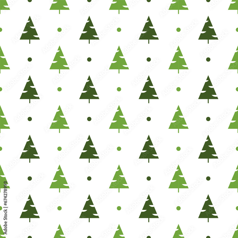Pine Tree seamless pattern background. Pine Tree seamless pattern background.