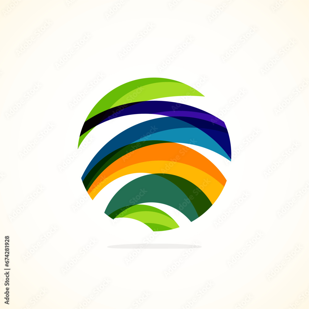 Abstract circle logo - minimalist emblem, timeless and universal shape of circle. Unique logo represent range of brands and concepts, encapsulating simplicity and creativity in single, iconic image Abstract circle logo - minimalist emblem, timeless and universal shape of circle. Unique logo represent range of brands and concepts, encapsulating simplicity and creativity in single, iconic image