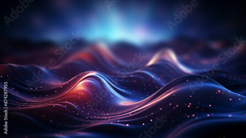 Vibrant color and particle-infused wallpaper, perfect for captivating visual storytelling on Adobe Stock Image. This dynamic wallpaper combines vivid hues with mesmerizing particles, offering versatil