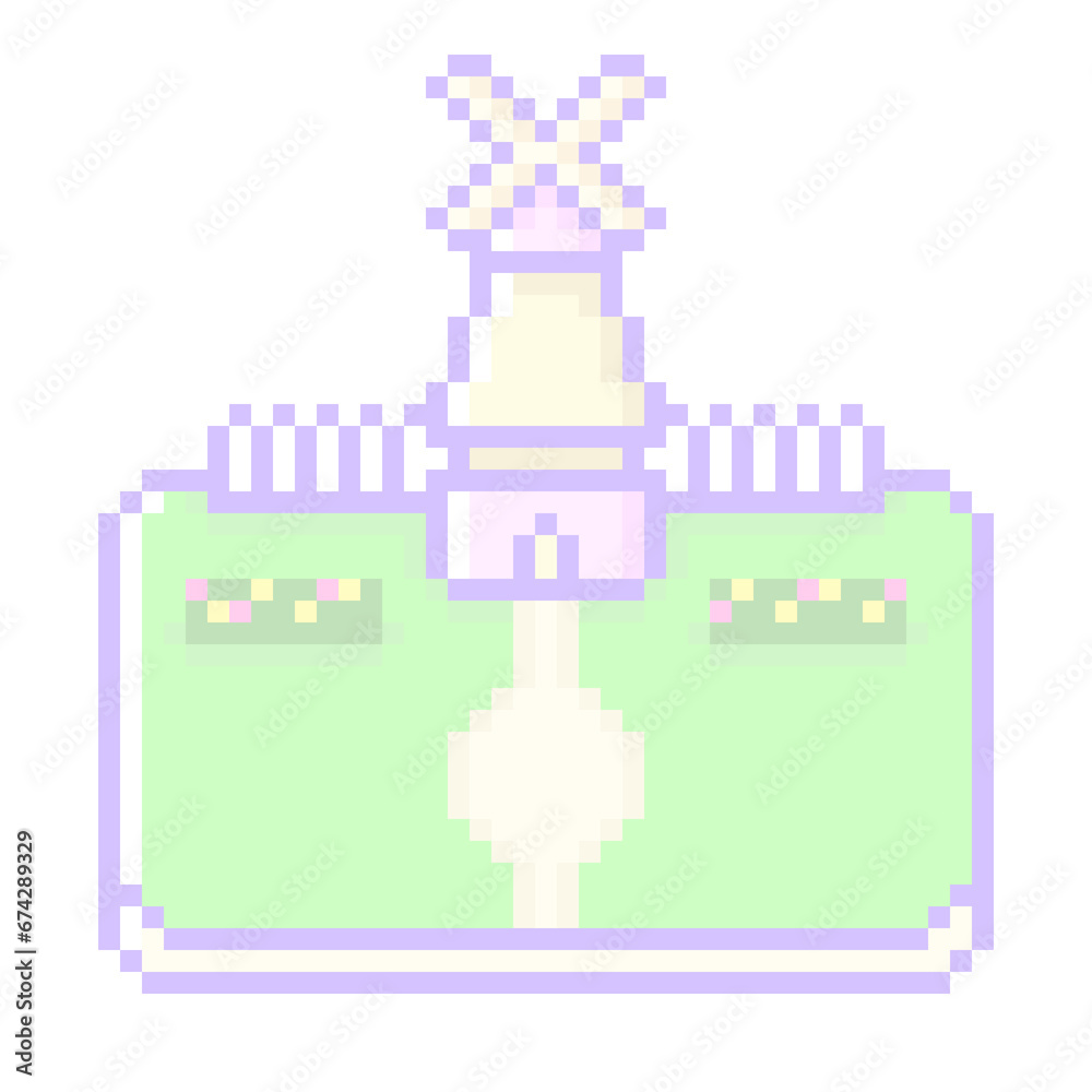 Obraz premium ピクセルアートな風車♪PNG