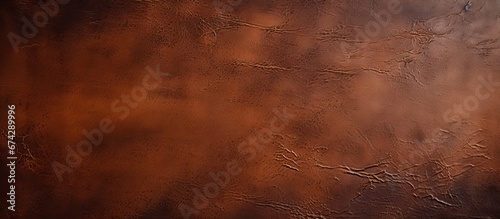 Texture made of brown leather with a grungy appearance