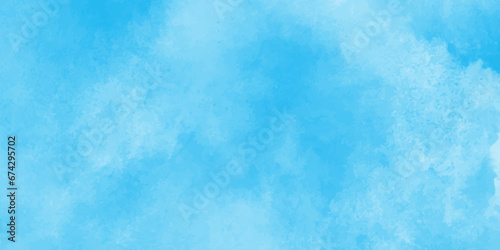 Abstract cloudy sky background with thick clouds, cloudy light blue background,blurred and grainy Blue powder explosion on white background, Classic brush painted Blue sky.