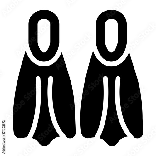 flippers Solid icon