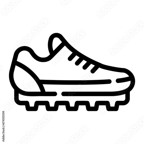 soccer shoes Line Icon