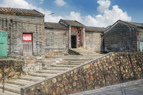 Licha Bagua, Zhaoqing city, Guangdong, China. Built 800 years ago, the village is the perfect example of a special category of the vernacular architecture of southern China. photo