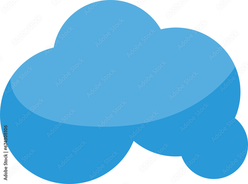Obraz premium Cloud Scape Illustration 
