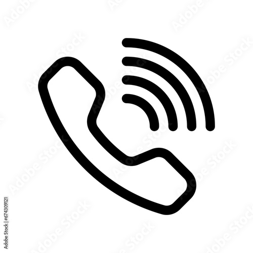 phone call line icon
