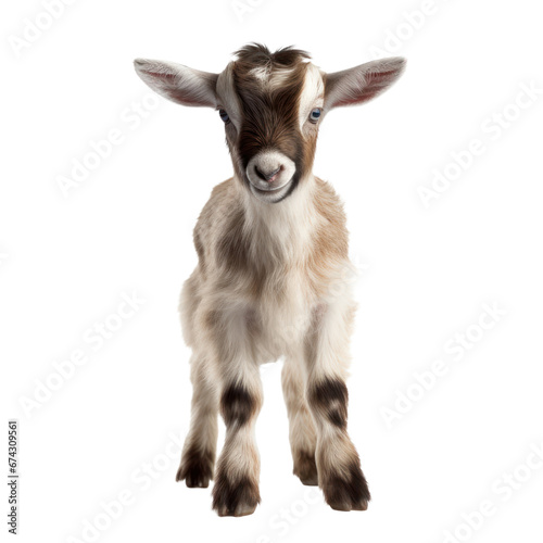 baby goat isolated on transparent background,transparency 