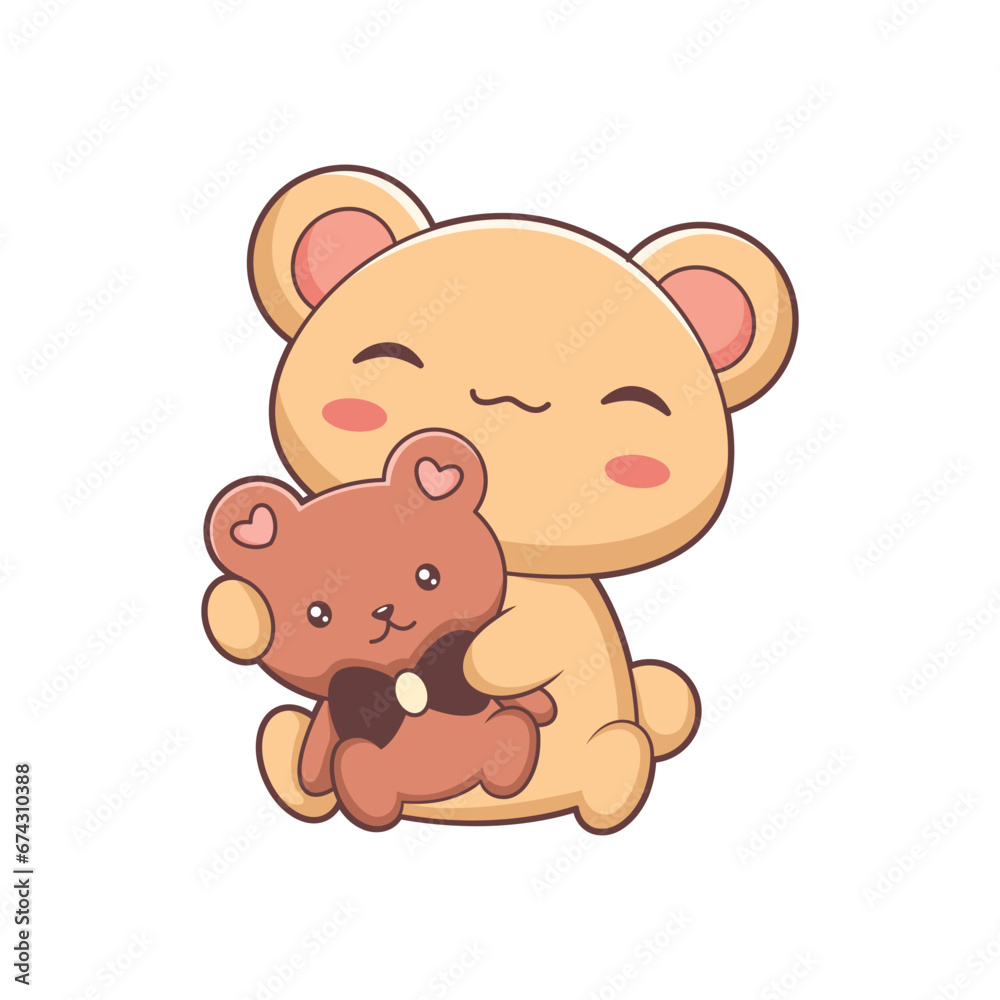 Cute Bear Character Design Illustration Cute Bear Character Design Illustration