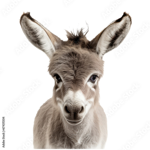  baby donkey  isolated on transparent background,transparency 