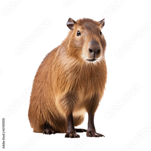capybara isolated on transparent background,transparency 