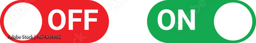 On off vector icon