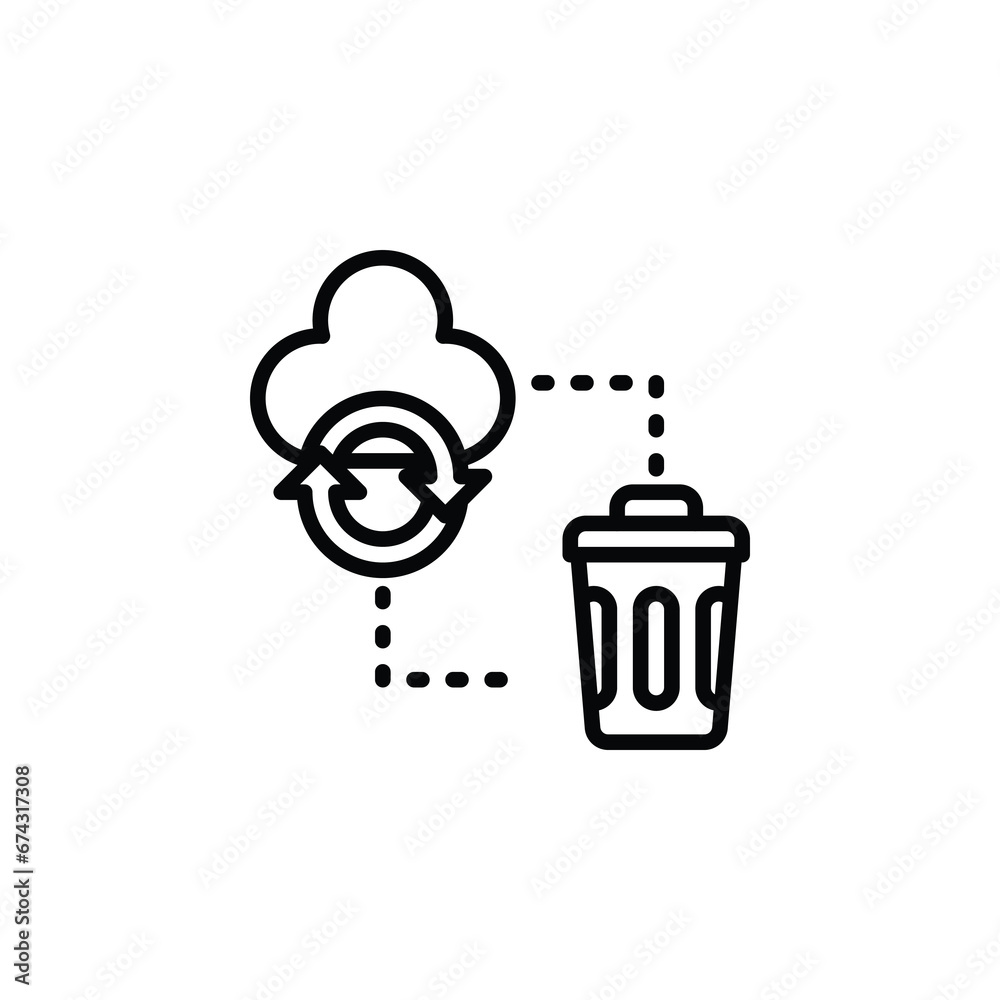 Data recovery, restore, undelete outline icon. Vector illustration. The isolated icon suits the web, infographics, interfaces, and apps. Data recovery, restore, undelete outline icon. Vector illustration. The isolated icon suits the web, infographics, interfaces, and apps.