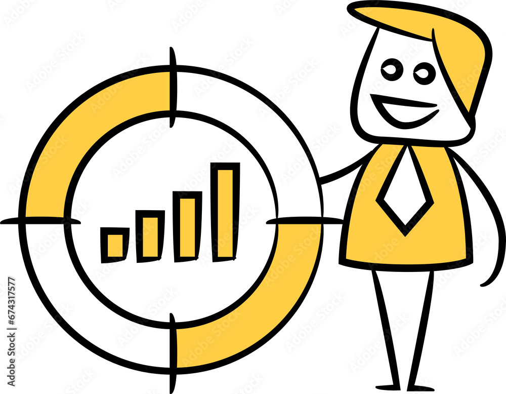 Doodle Businessman and Bar Chart
Doodle Businessman and Bar Chart
