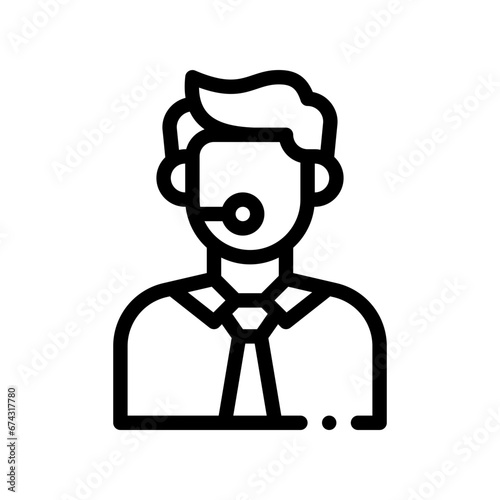translator line icon