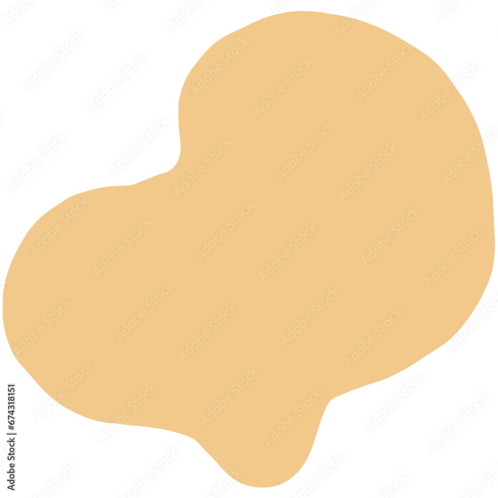 The soft, irregular shape of the blob shape is simple, fun, and versatile for a variety of creative designs.