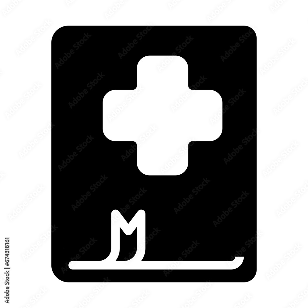 Obraz premium book icon, glyph icon style